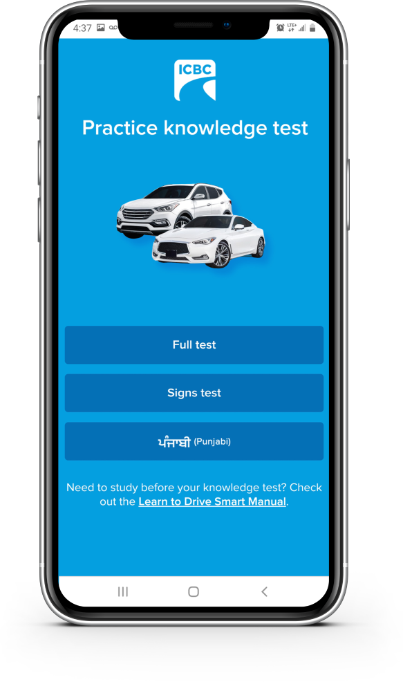 ICBC Knowledge Test Practice Get your L Free Driver Test App